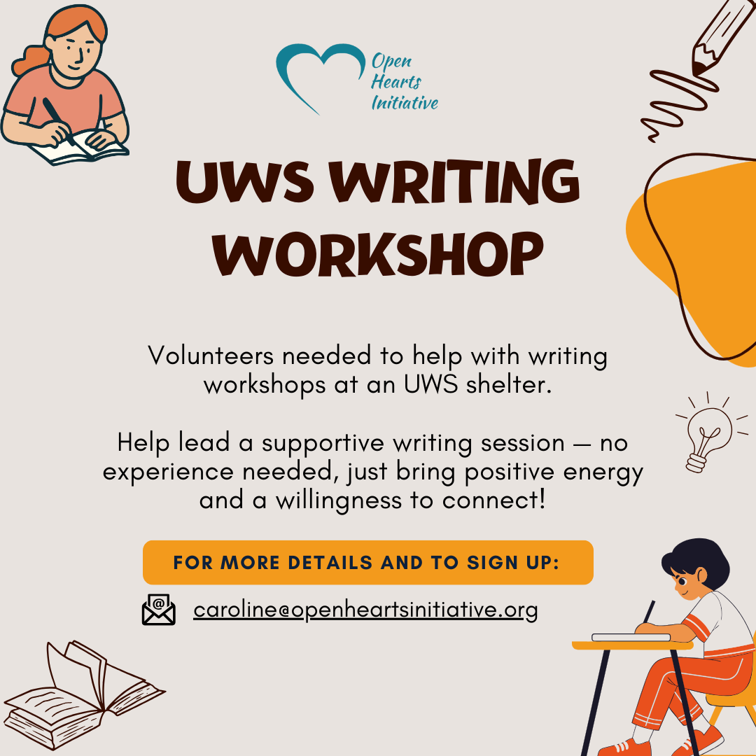 Writing Workshops at an UWS Shelter!