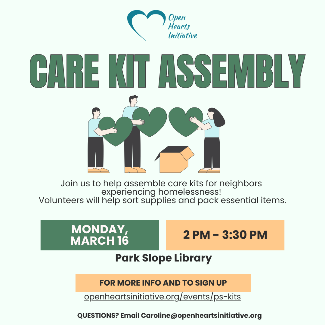 Street Care Kits for Neighbors in Park Slope 