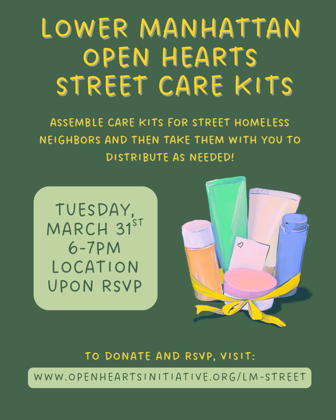 Street Care Kits for Neighbors in Lower Manhattan