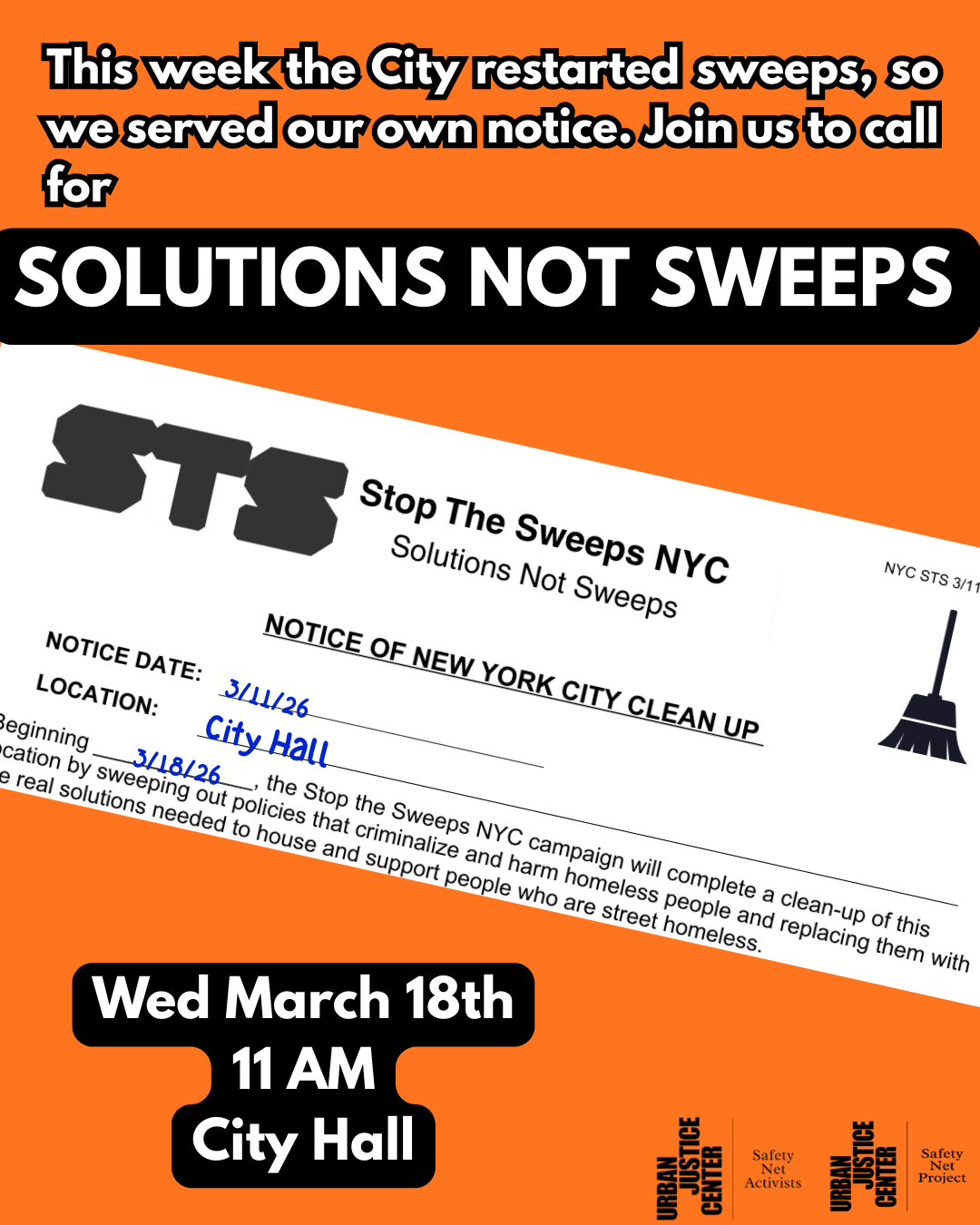 Solutions Not Sweeps Rally