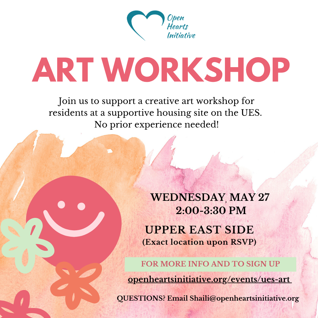 Arts at a UES Supportive Housing Site!