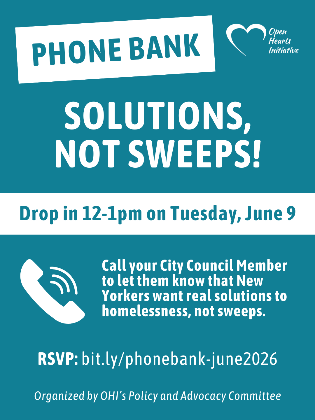 Solutions Not Sweeps Virtual Phonebank