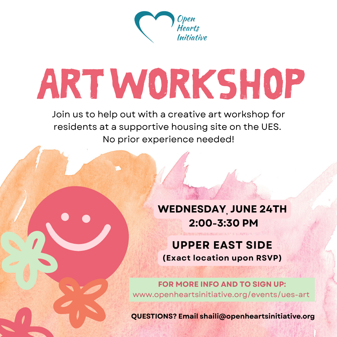 Arts at a UES Supportive Housing Site!