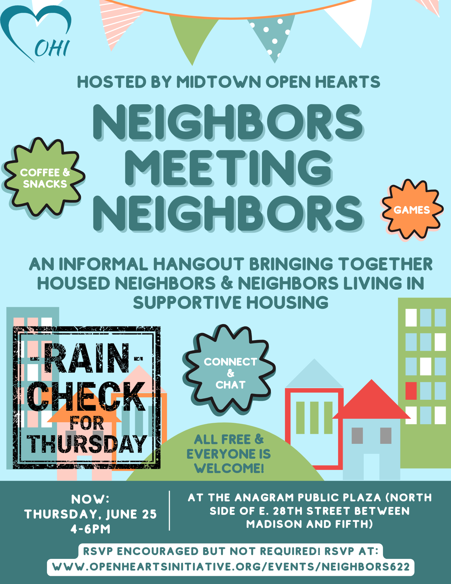 NEW DATE: Neighbors Meeting Neighbors in Midtown