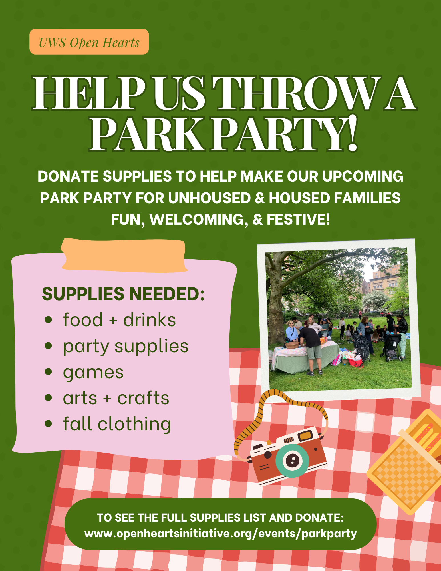 2026 Upper West Side Park Party!
