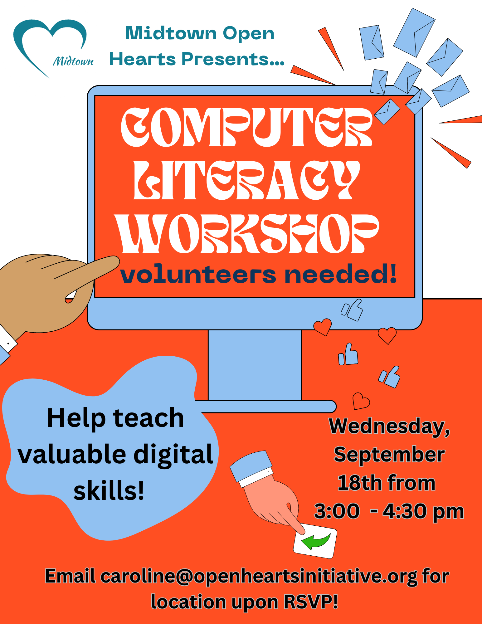 Midtown Computer Literacy Workshop — Open Hearts Initiative