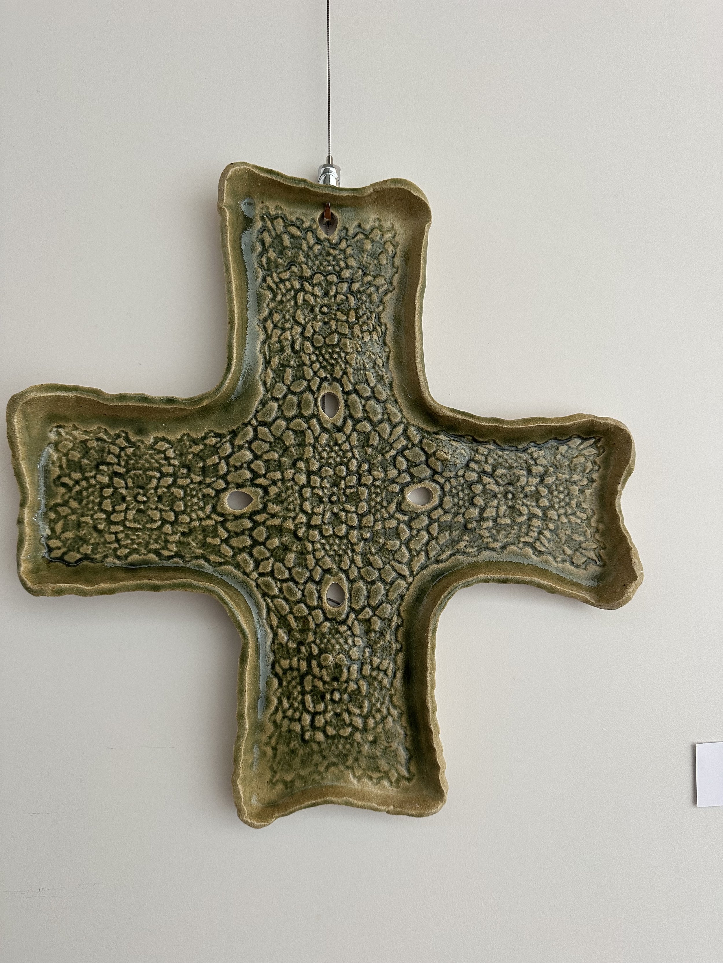 Ceramic Lace Cross