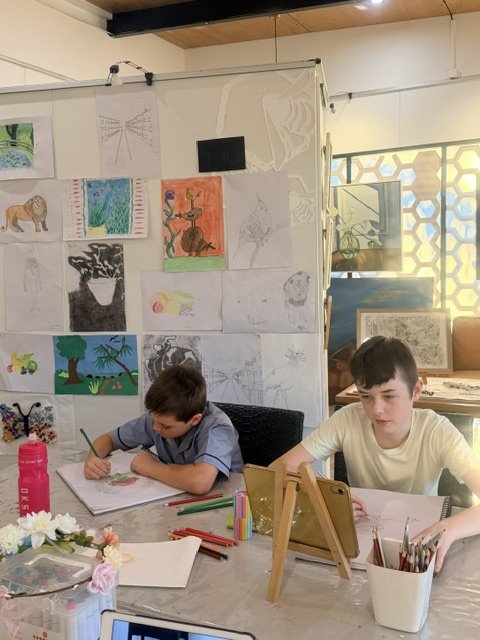 Hive Kids Art Class 9-12 yrs Mondays Term 3
