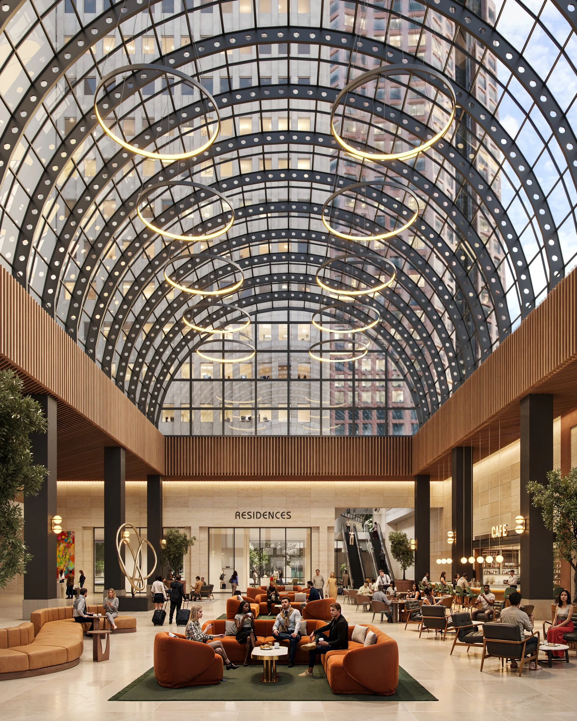 Riverside and Singerman outline mixed-use overhaul of Charlotte towers