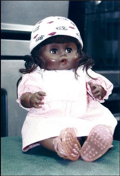 children's black baby doll
