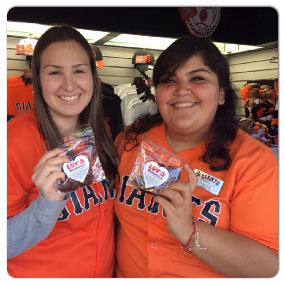 Luv's Brownies 20 year anniversary at San Jose Giants Excite Ballpark (Copy)