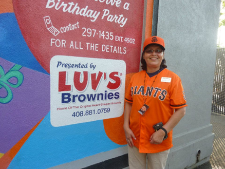 Luv's Brownies 20 year anniversary at San Jose Giants Excite Ballpark (Copy)
