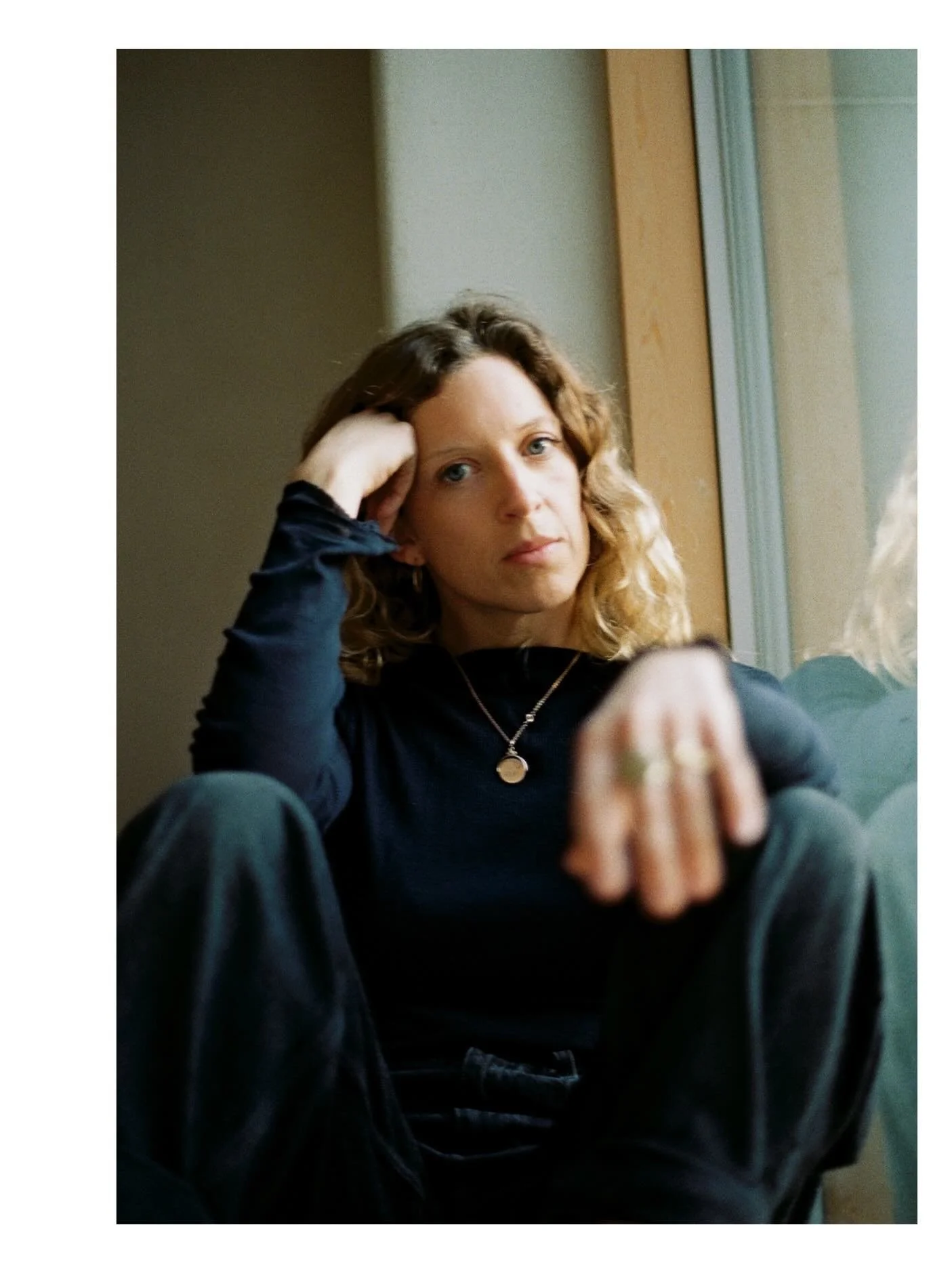 Caught at the end of a shoot day in the last of the light. Sometimes the best portraits don&rsquo;t need much thought @jessmorrisis thank you 🩵