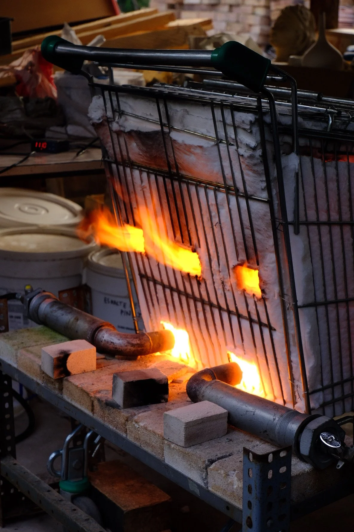 Gas kiln building in Manises, Valencia, 2026