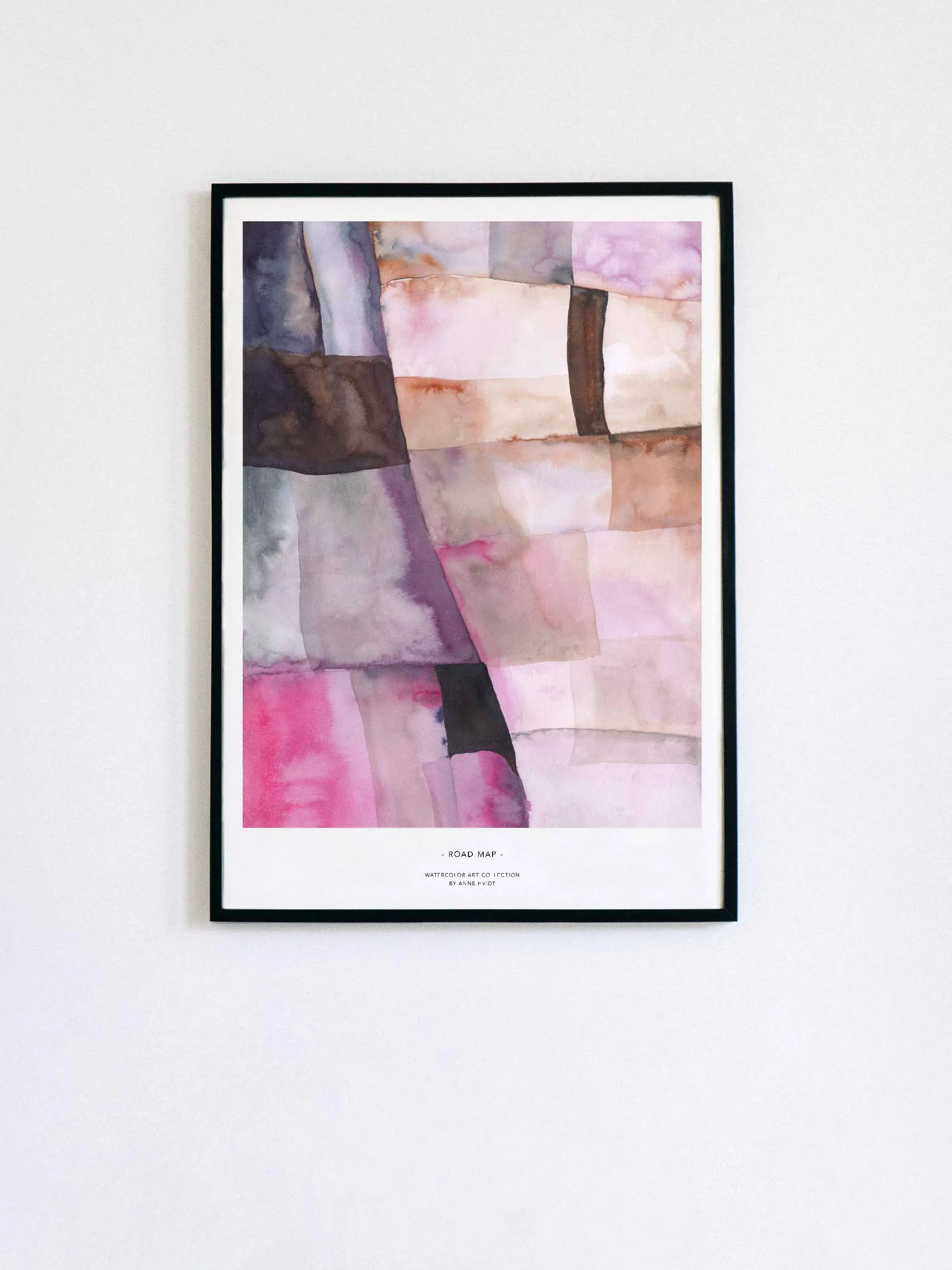 Road map - Art Print