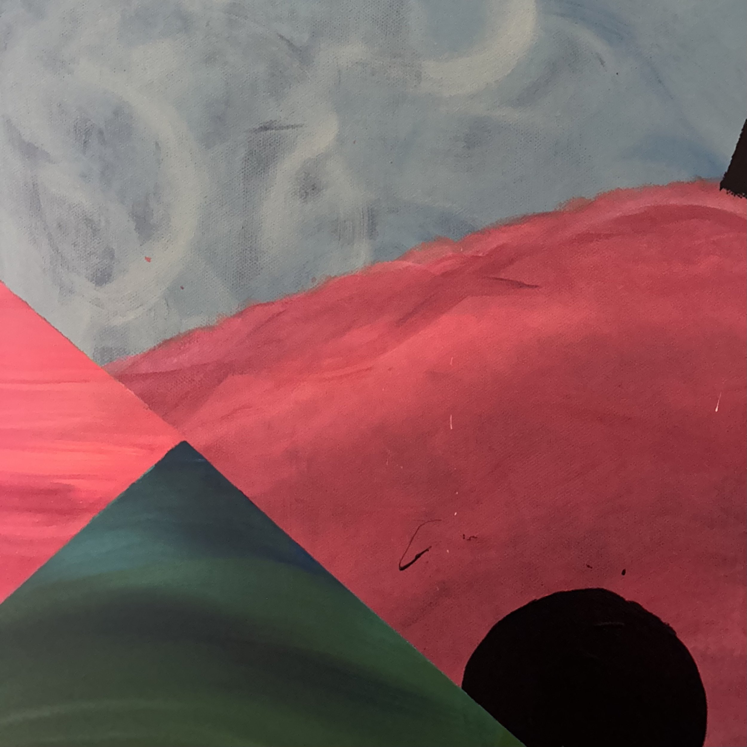 Detail shot of High Place - Artwork by Daniel A'Vard