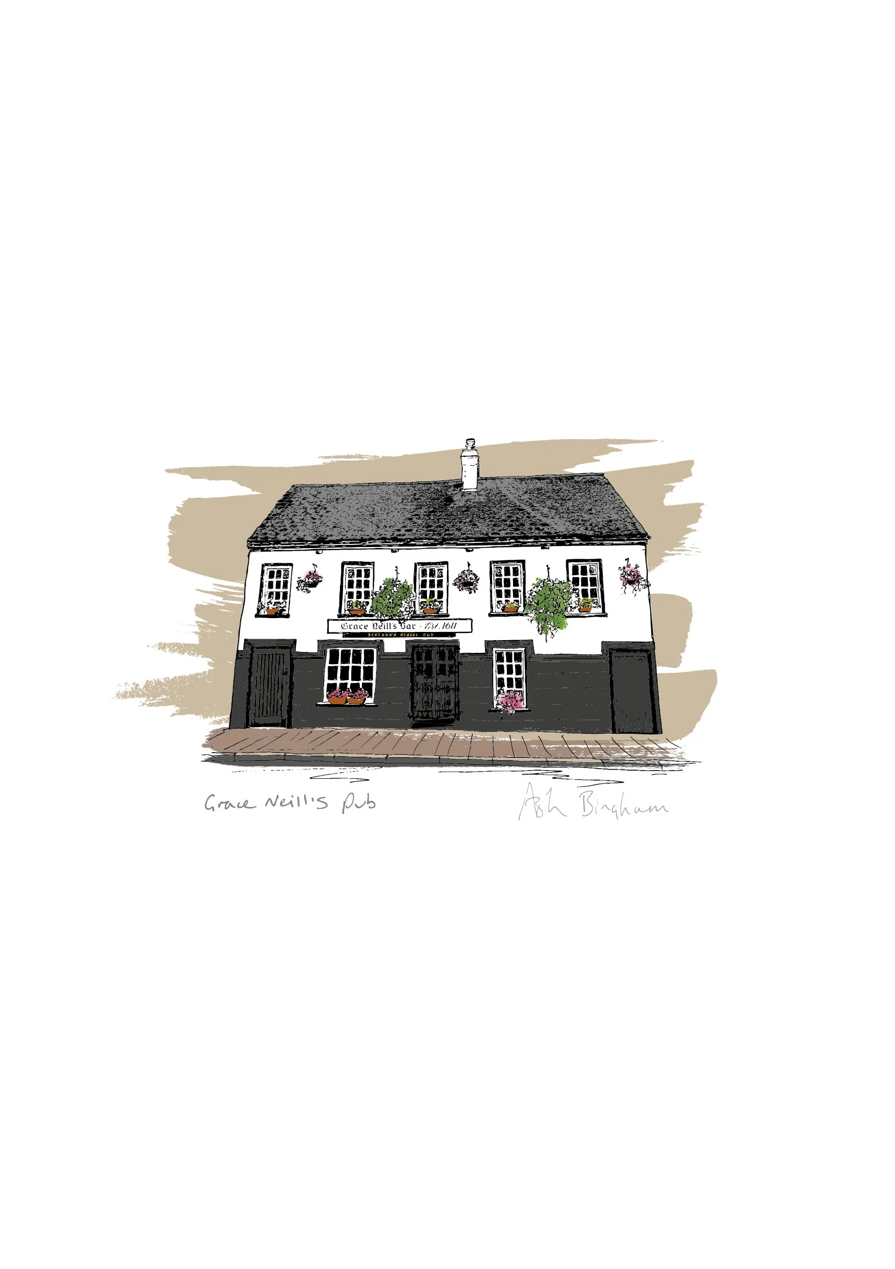 Grace Neill’s Pub - Hand Signed Print