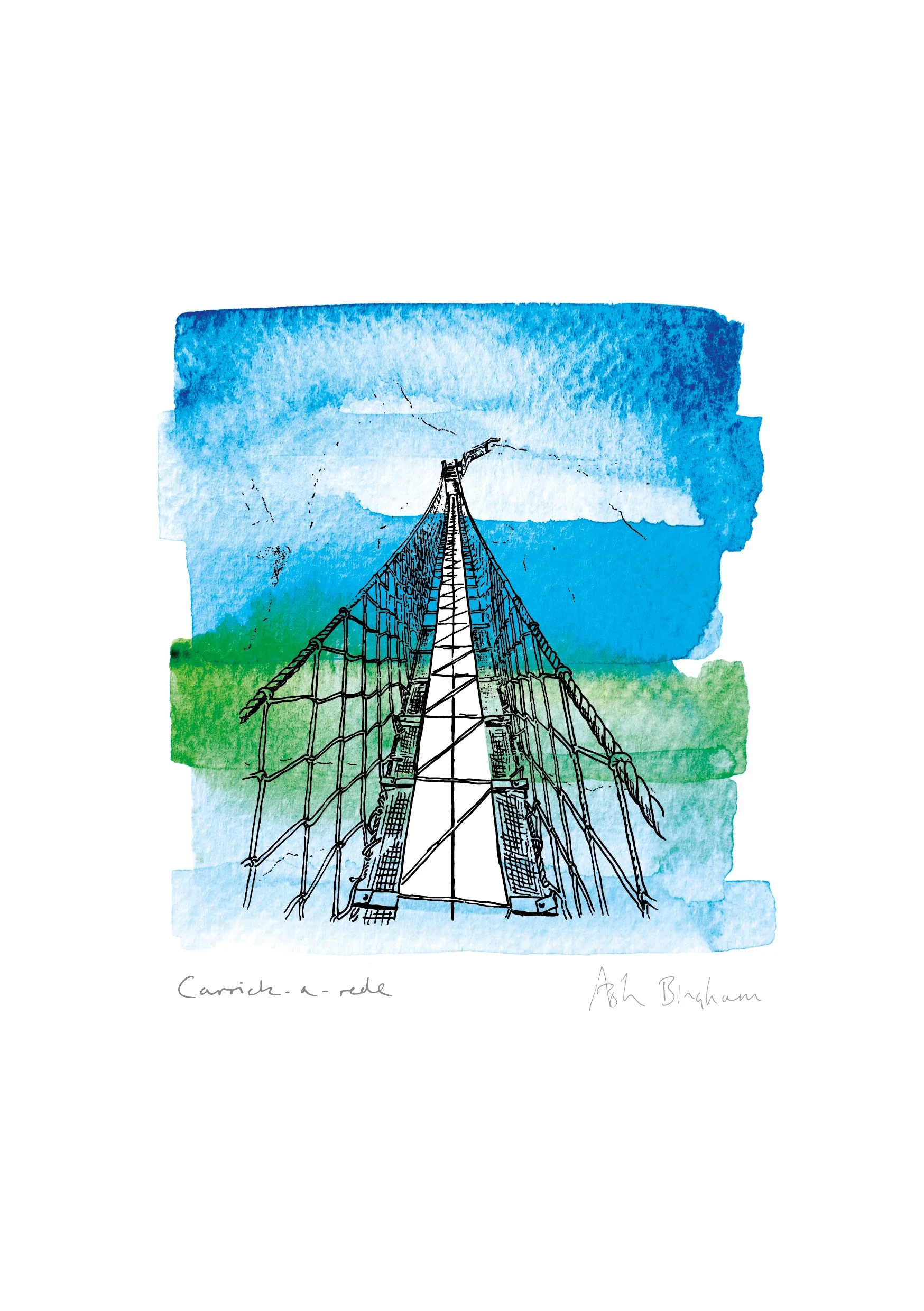Carrick-a-Rede - Hand Signed Print
