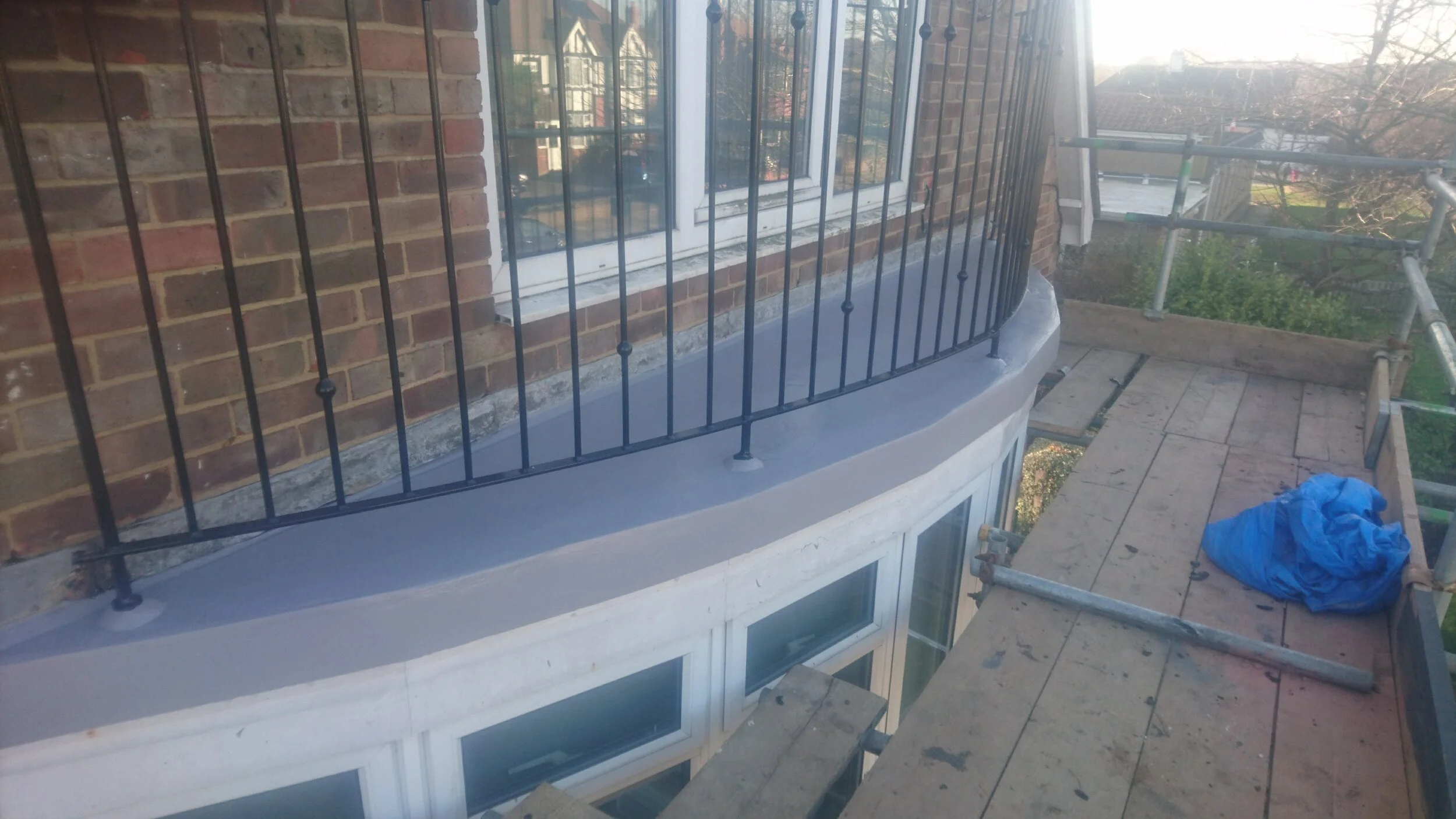 Mastic asphalt balcony