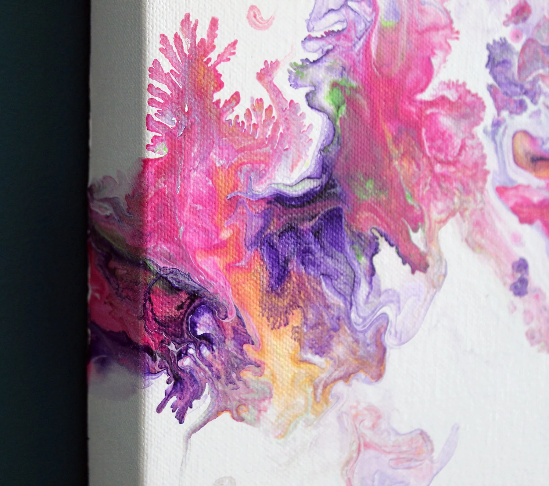 Acrylic abstract painting: 'Springtime'
90cm x 60cm
(35 inches x 24 inches)
