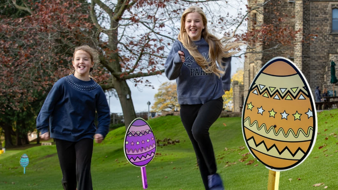 Easter Egg Hunt at Ampleforth Abbey