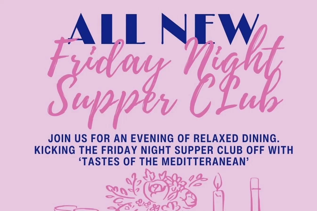 New: Friday Monthly Supper Club at Chapter Two Bar