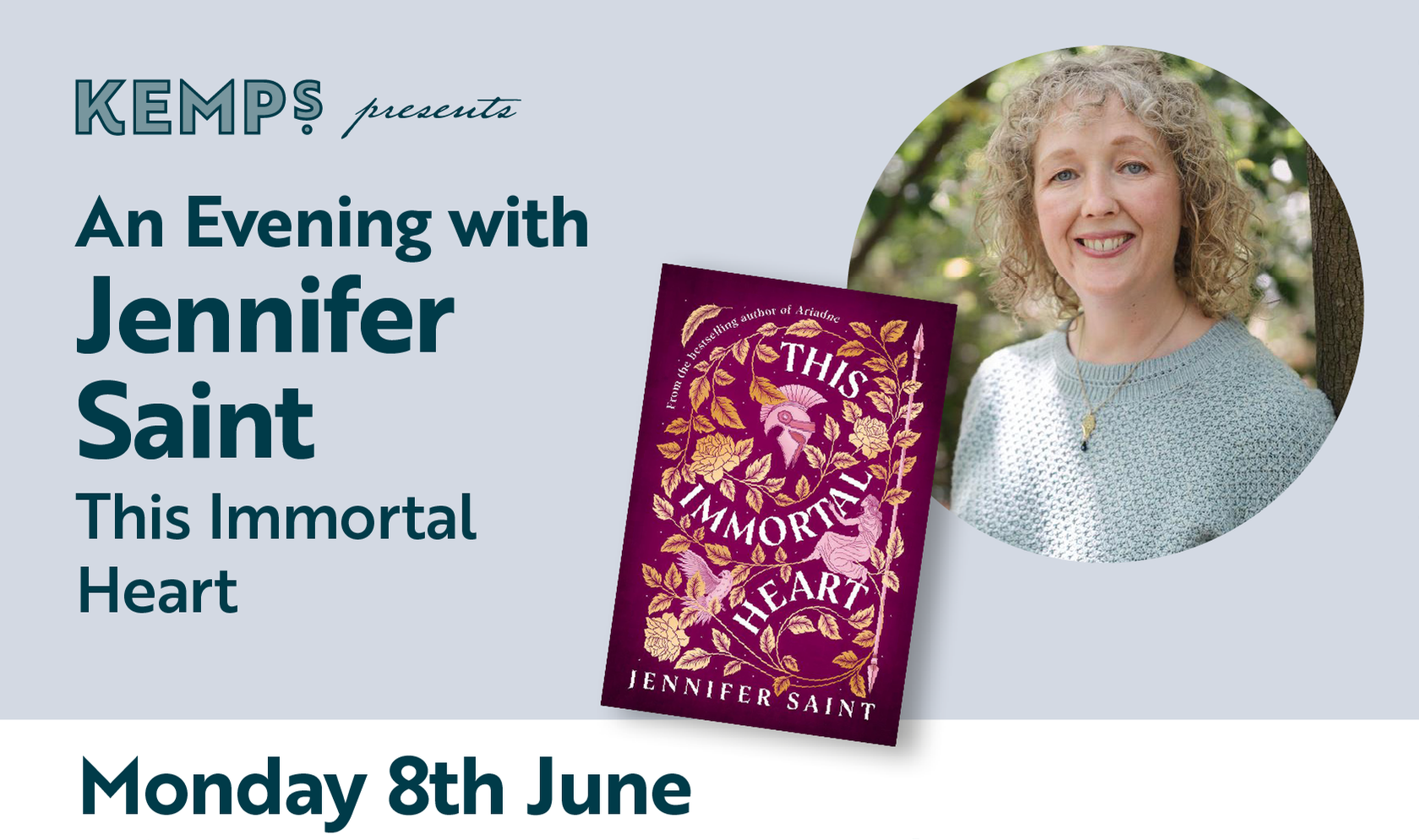 Kemps presents: An Evening with Jennifer Saint 