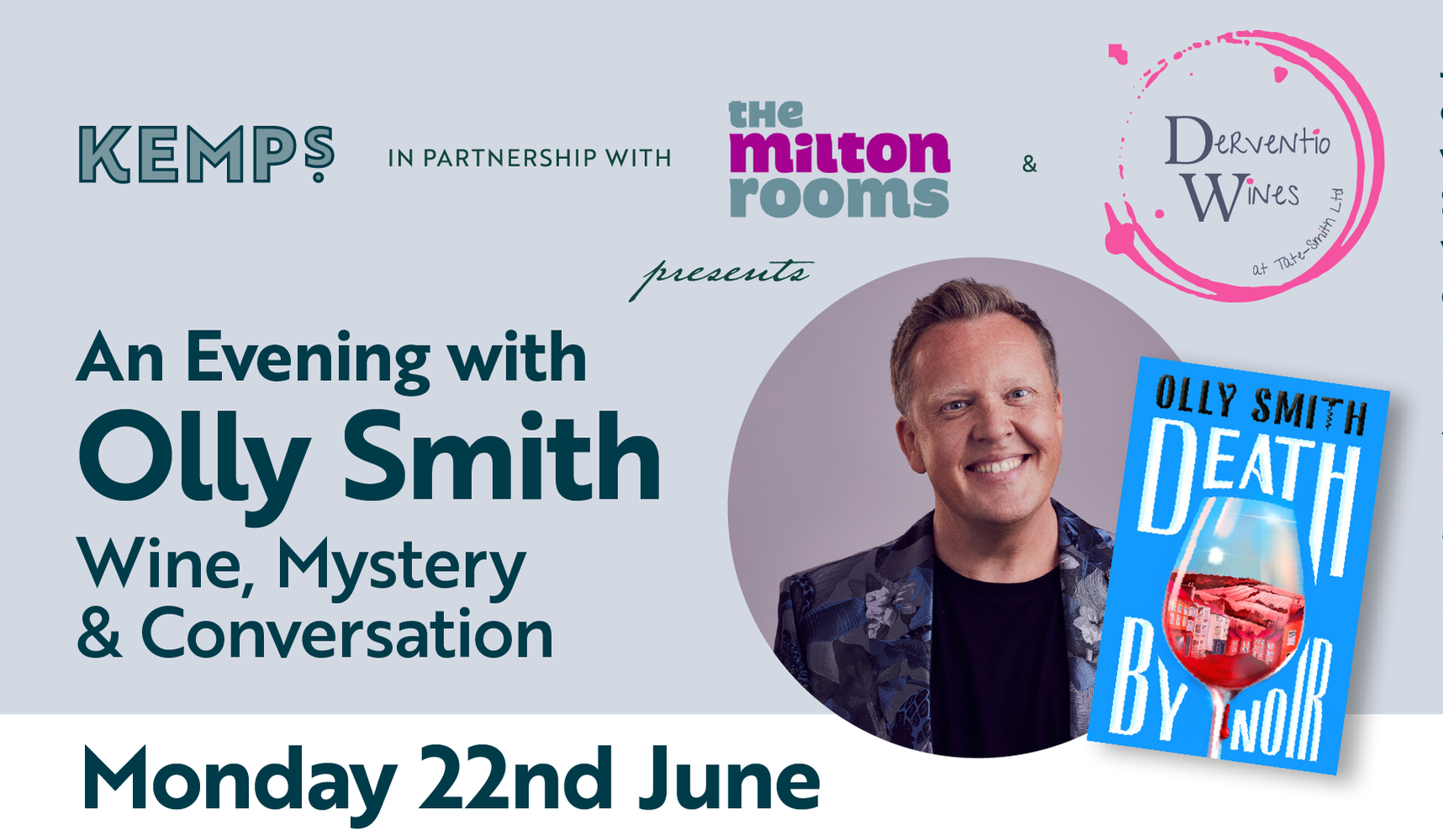 Kemps presents: An Evening with Olly Smith - Wine, Mystery &amp; Conversation