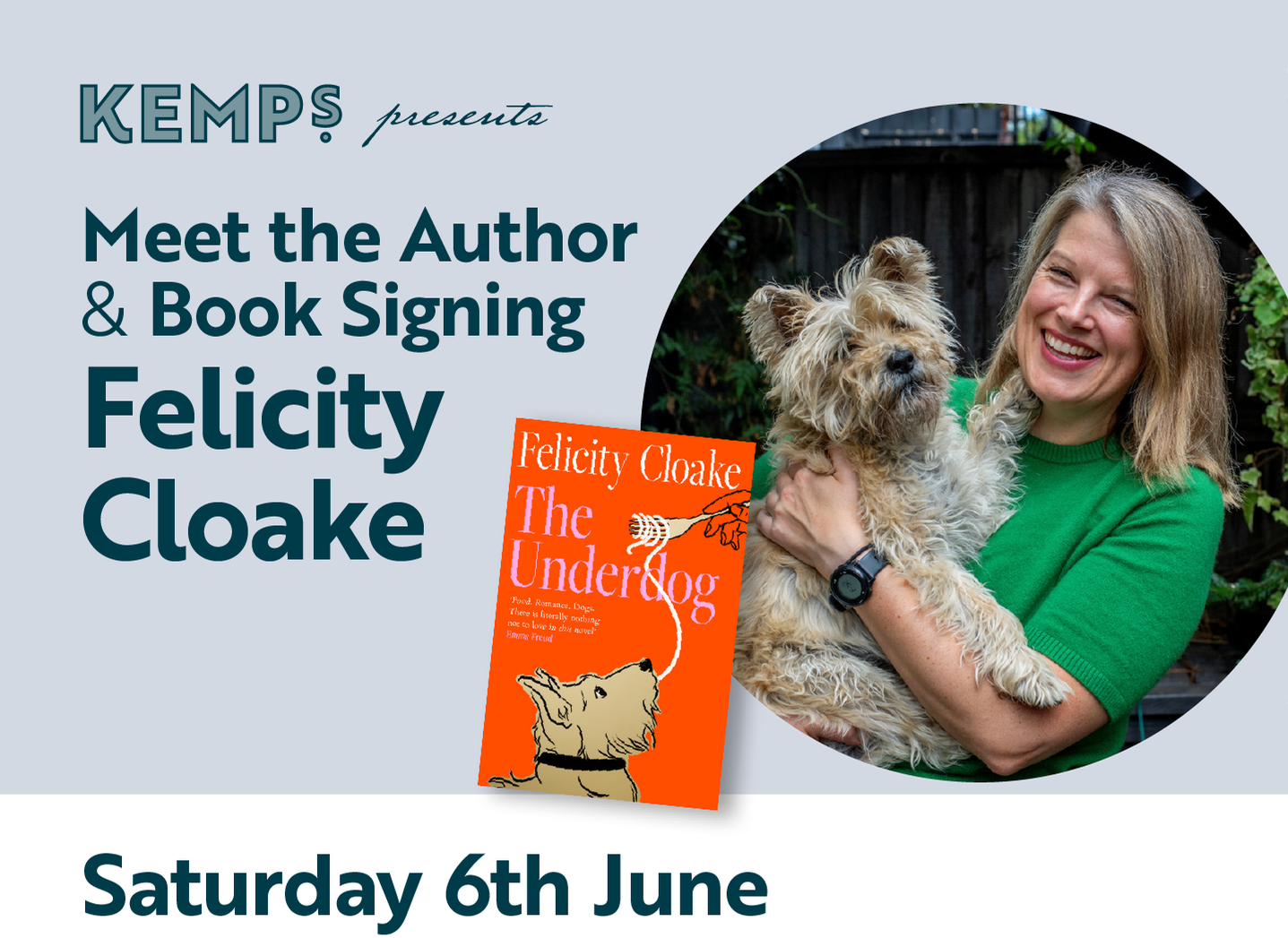 Kemps presents: Meet the Author &amp; Book Signing - Felicity Cloake