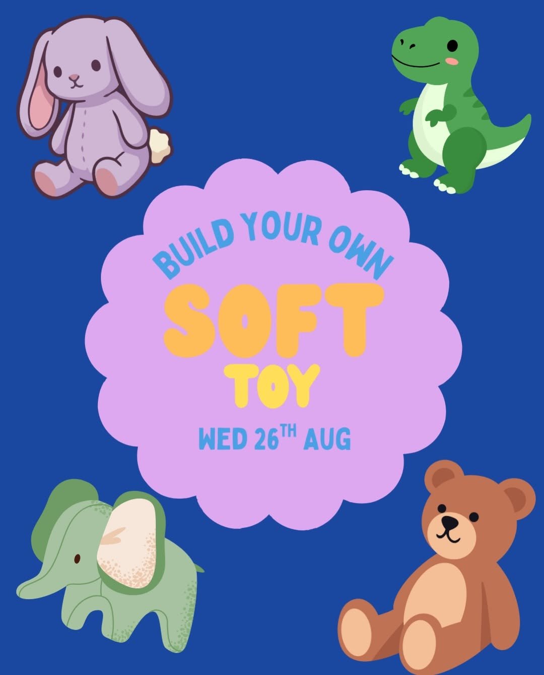 Summer Activity - Build Your Own Soft Toy at The Little Llama