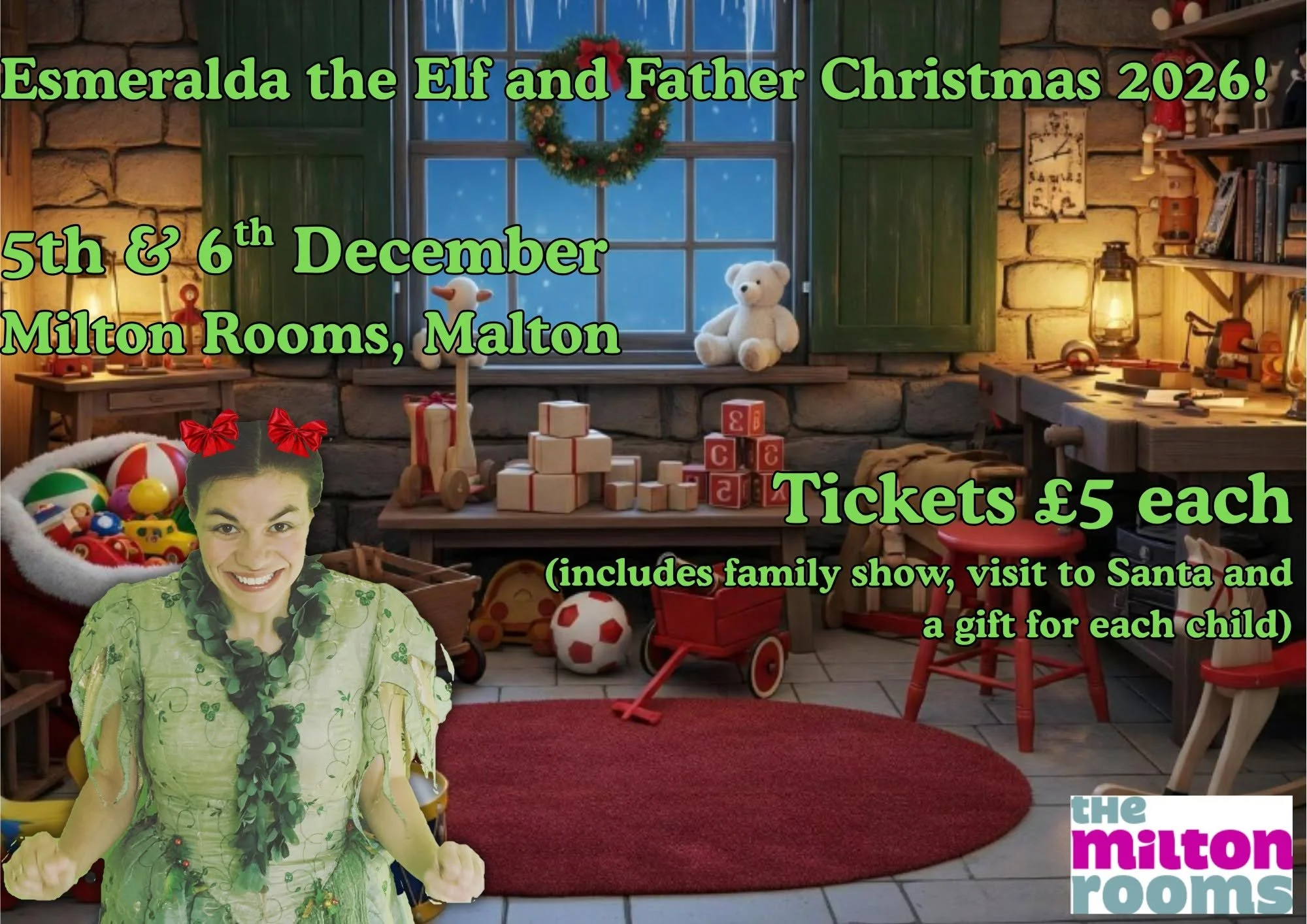Esmeralda the Elf and Father Christmas 2026! (Day One) 