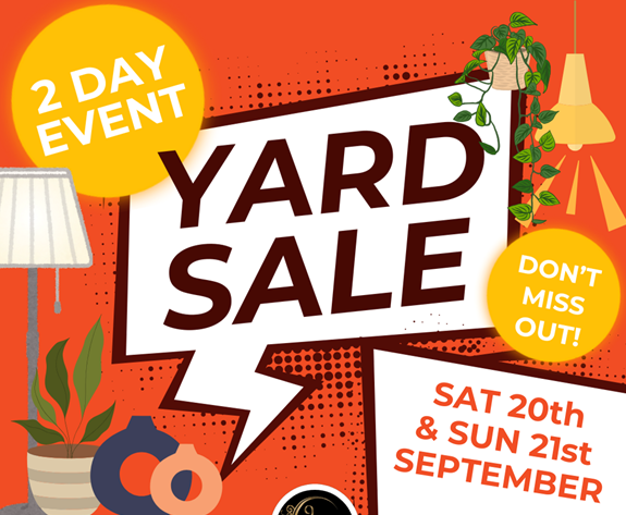 Yard Sale at Interiors at Nine to Eleven