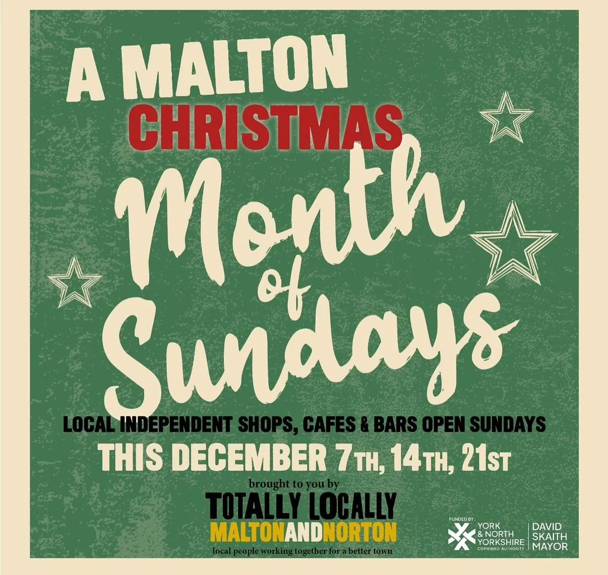 Christmas Shopping Sunday - Additional Opening Hours | 7th Dec