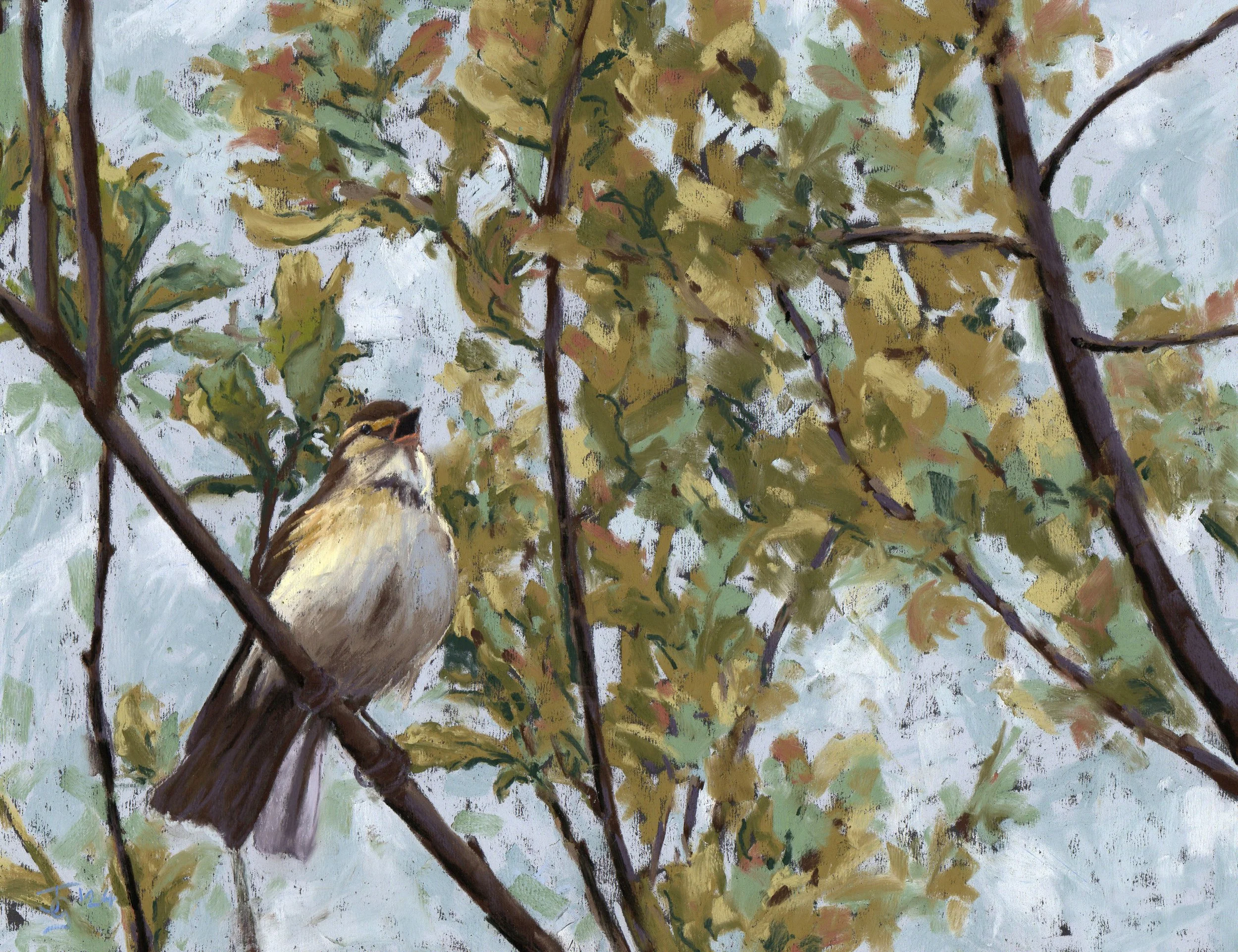 Painting of a bird