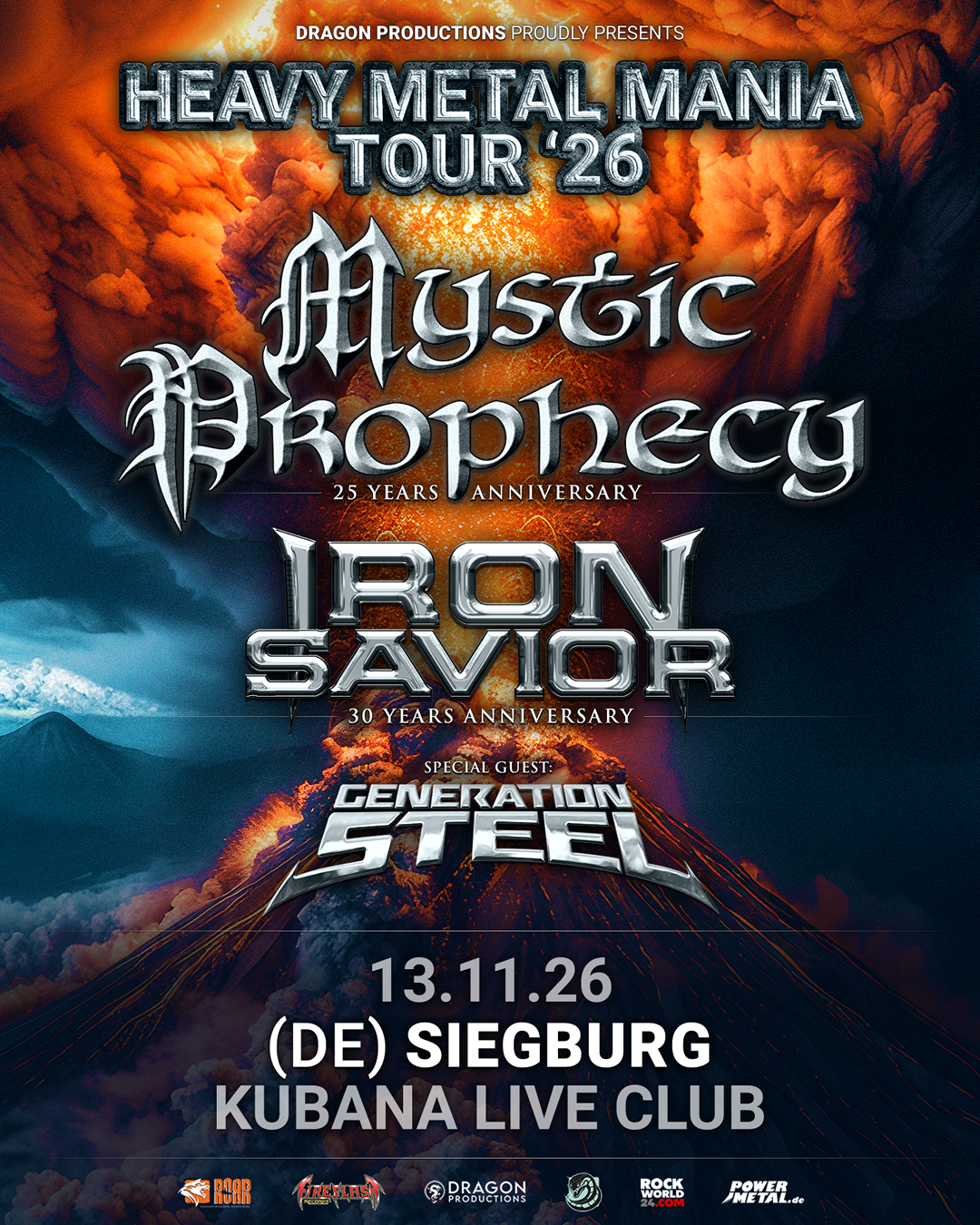 Iron Savior &amp; Mystic Prophecy