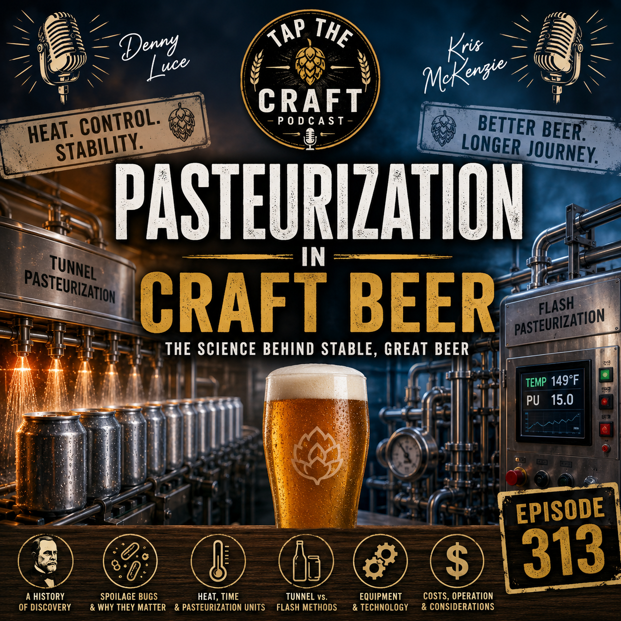 Episode 313 - Pasteurization in Craft Beer