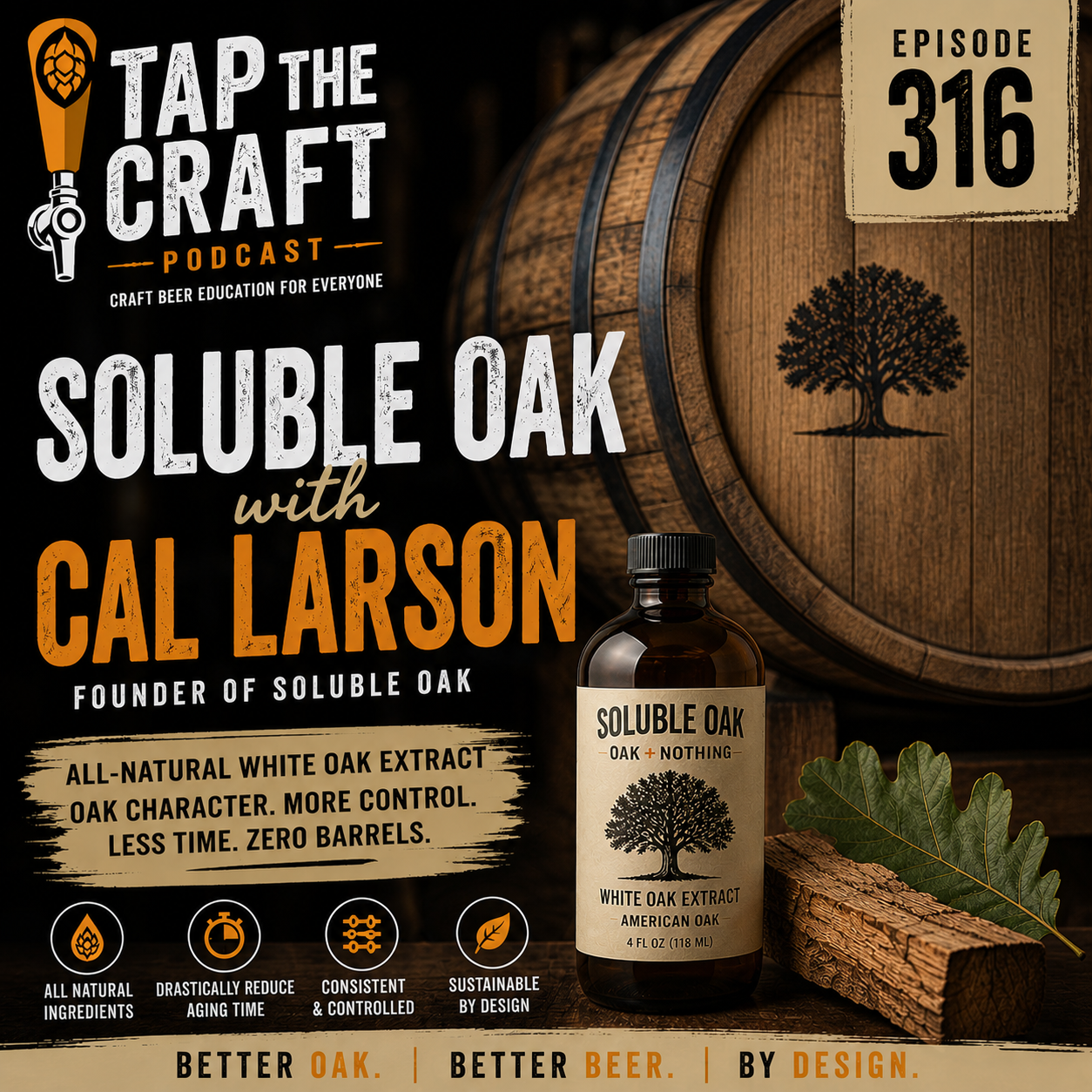 Episode 316 - Soluble Oak with Cal Larson