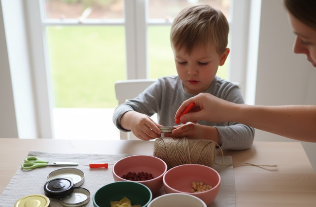 Zo maak je een hanger van zelfhardende klei gat maken
