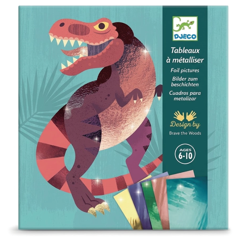 Djeco Schilderijtjes metalliseren Jurassic