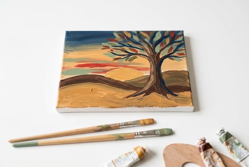Acrylverf-op-canvas-of-hout