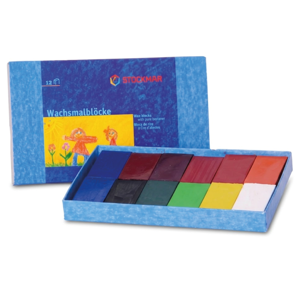 Stockmar Bijenwas blokjes 12 kleuren