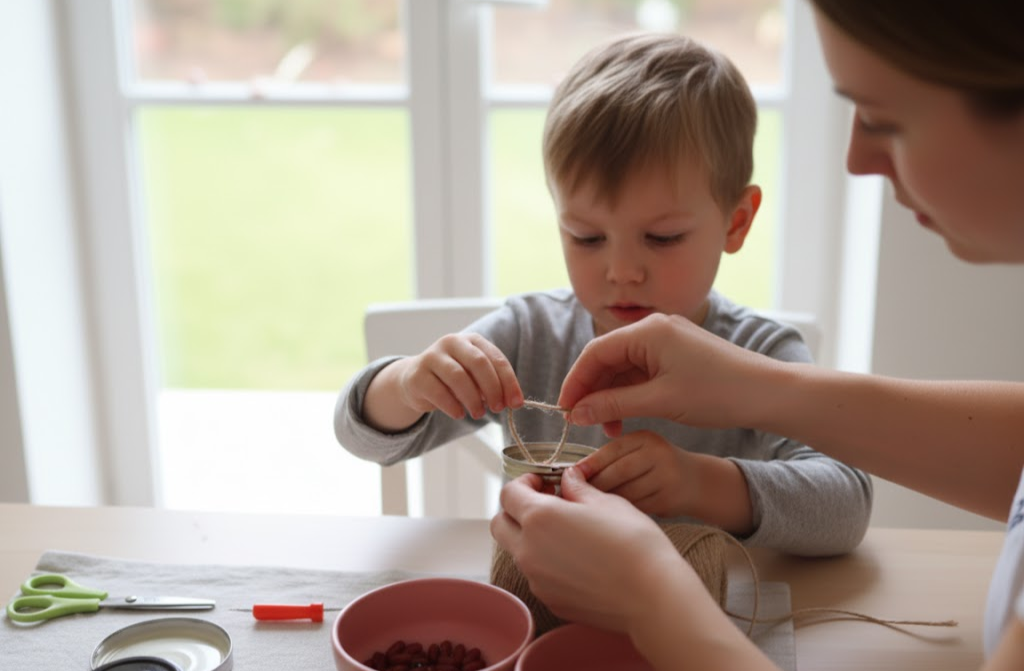 Zo maak je een hanger van zelfhardende klei bevestig touwtje