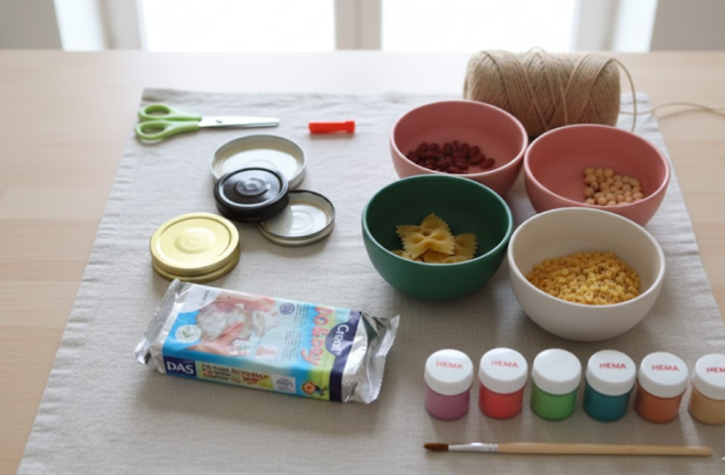 Hanger maken met zelfhardende klei benodigheden