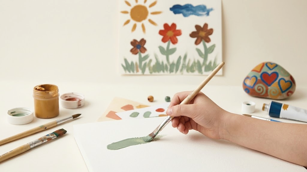 plakkaatverf voor kinderen
