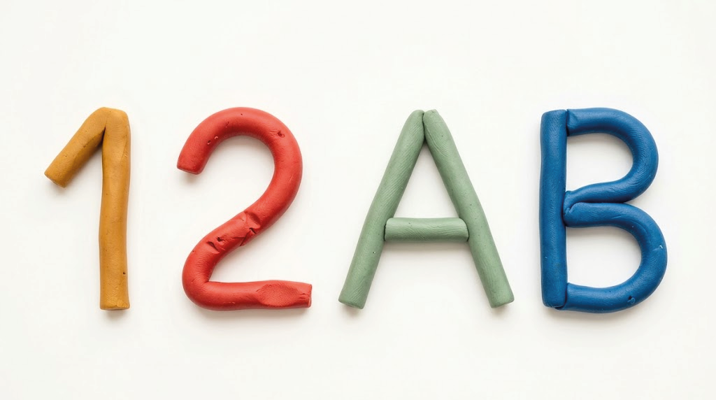 Cijfers en letters vormen