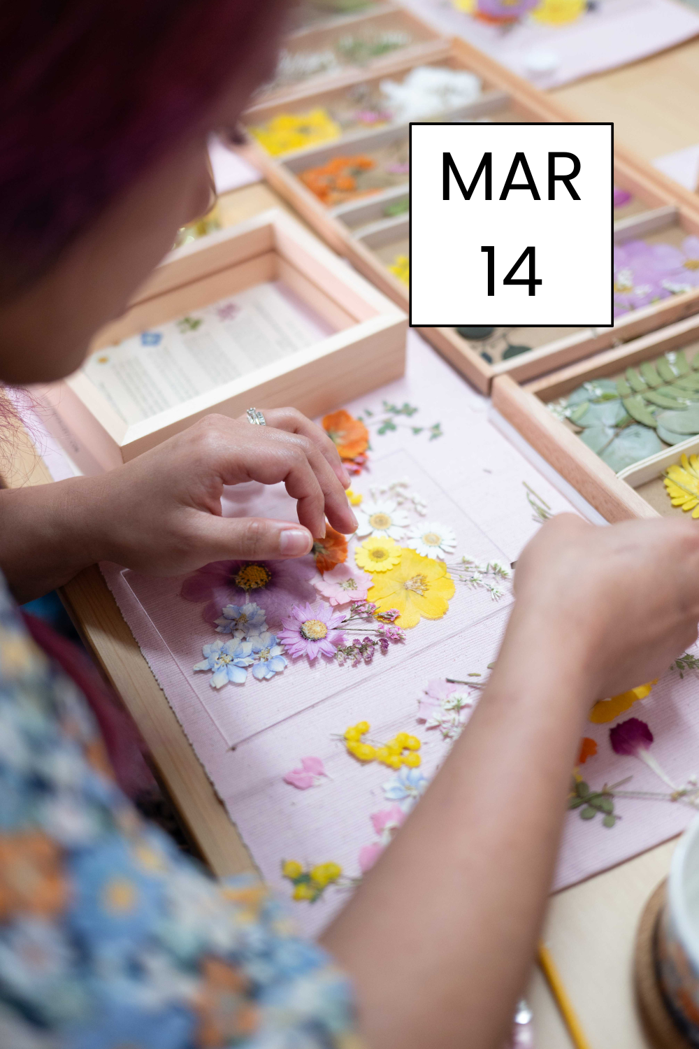 Pressed Flower Framing workshop - Saturday 14 March