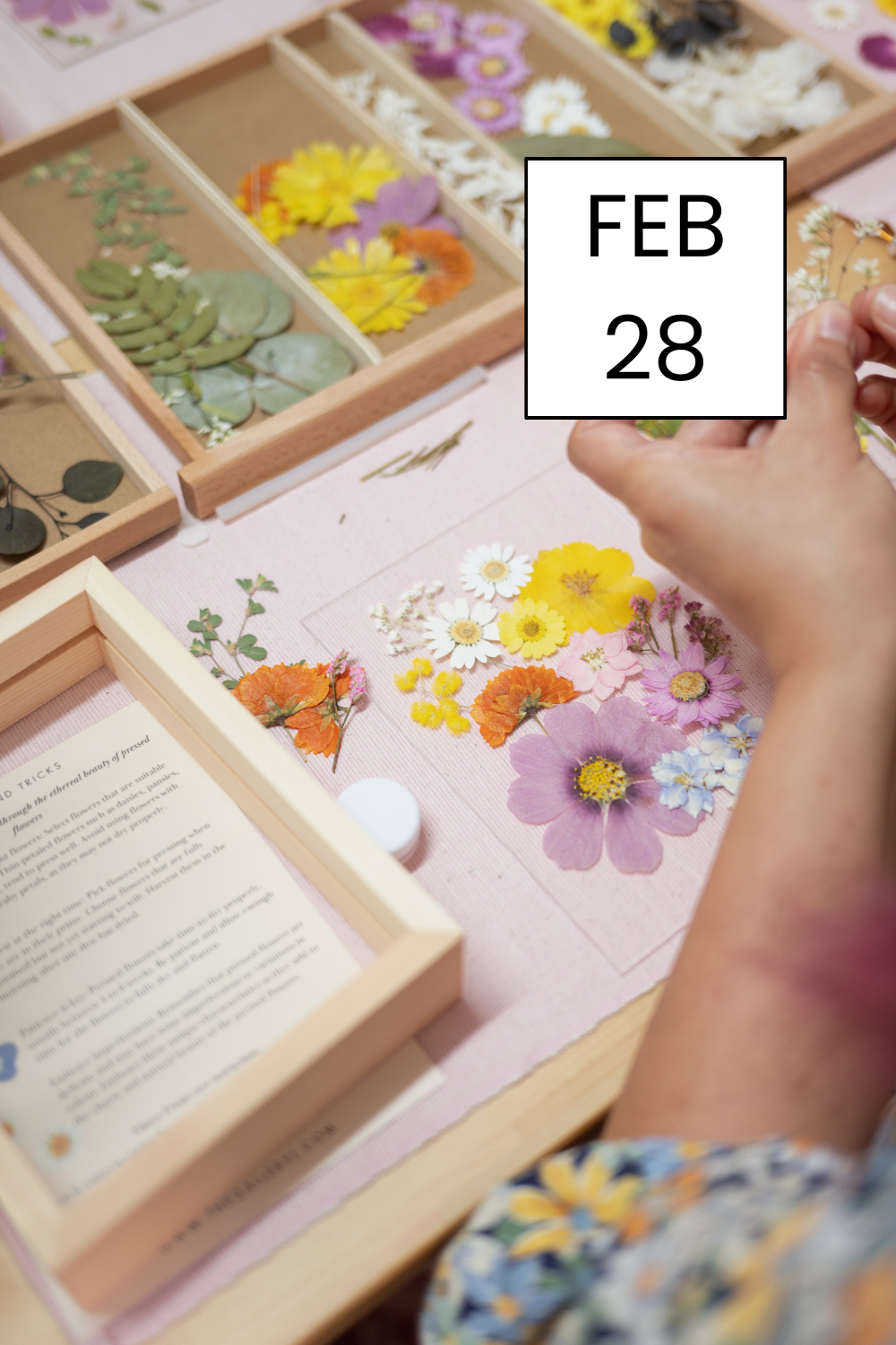 Pressed Flower Framing workshop - Saturday 28 February
