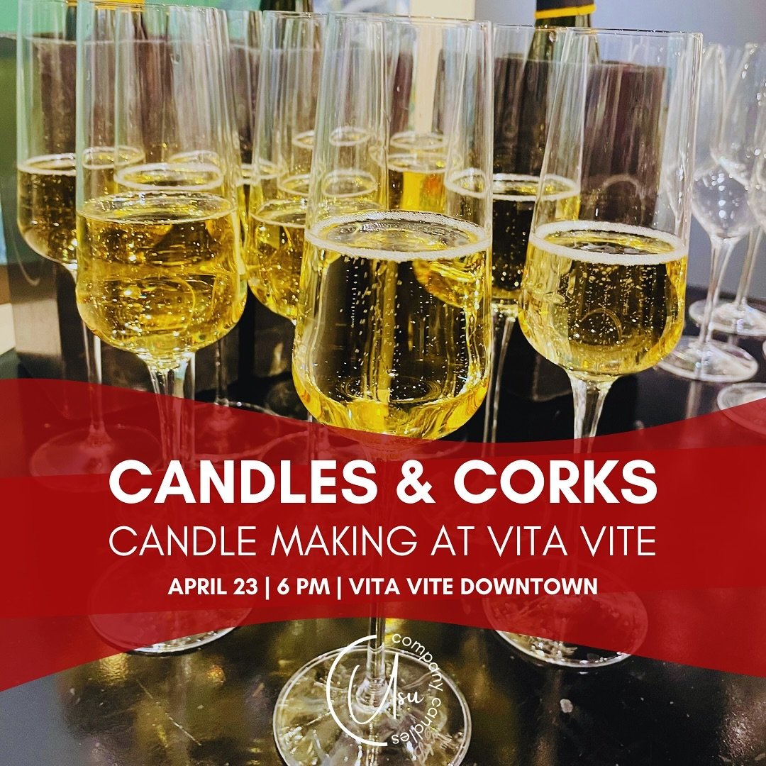 Guess who&rsquo;s back 🥂

It&rsquo;s time for wine, fragrance blending, storytelling more wine, snacks, and good, good company at @vitaviteraleigh in Downtown Raleigh! 

Candles &amp; Corks is one of the most complete workshop experiences I get to h