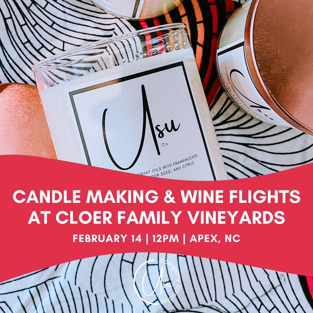 Valentine’s Day Candle Making + Wine at Cloer Family Vineyards