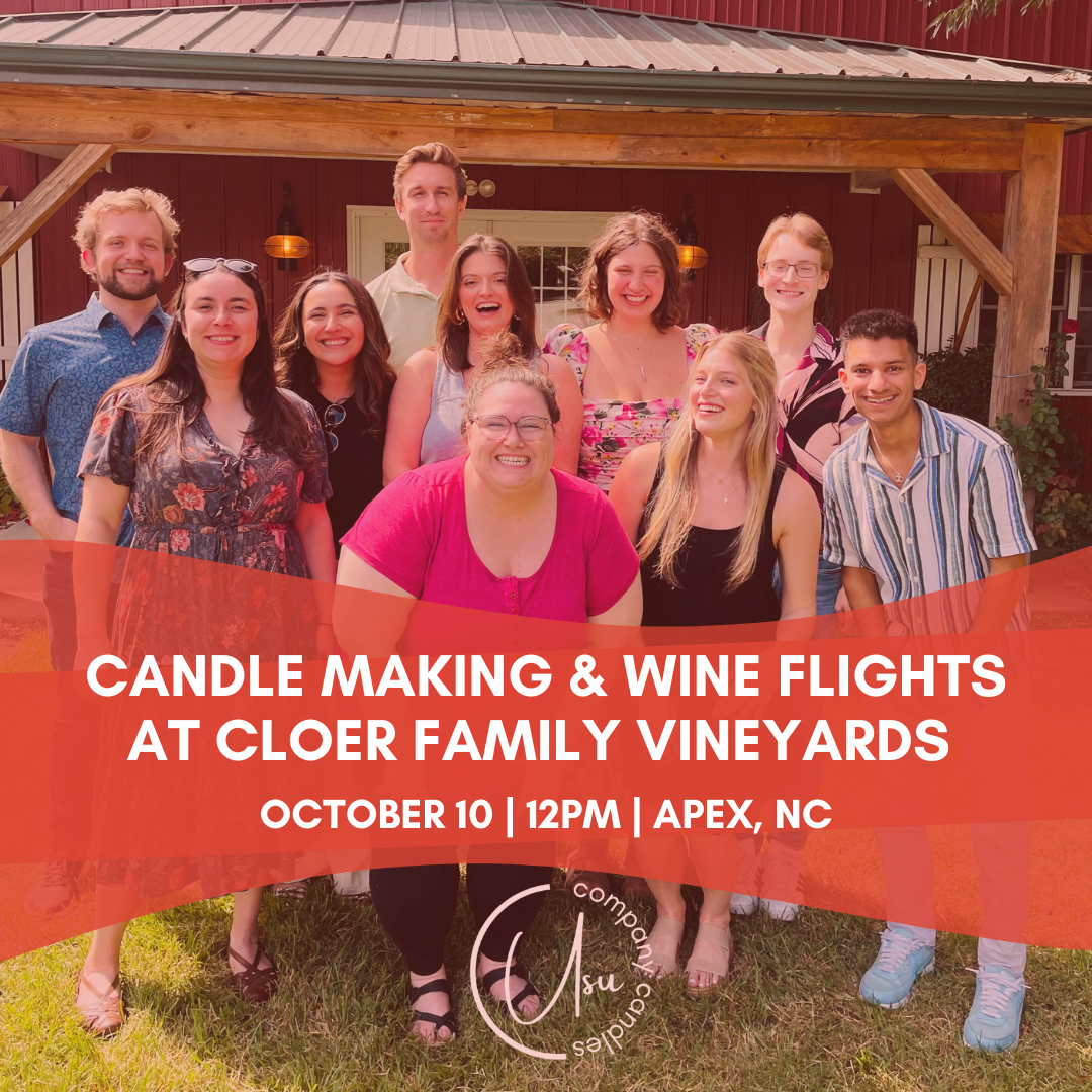 Oct. 10 - FALL CANDLE MAKING & WINE FLIGHTS AT CLOER FAMILY VINEYARDS